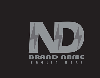 ND letter logo design