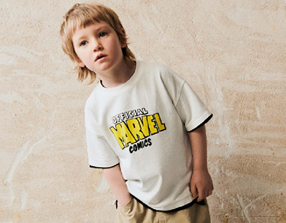 Zara Baby Boy SS24 T-shirt Marvel