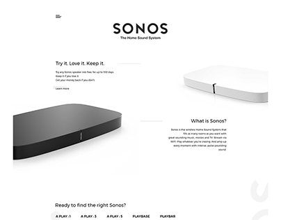 Sonos - Redesign