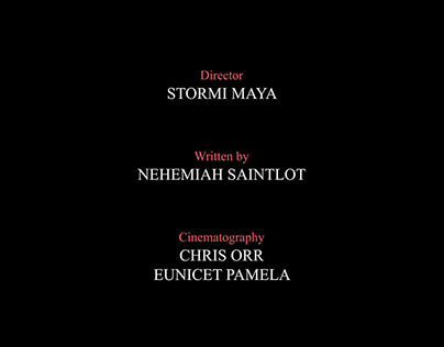 End Credits for a Film