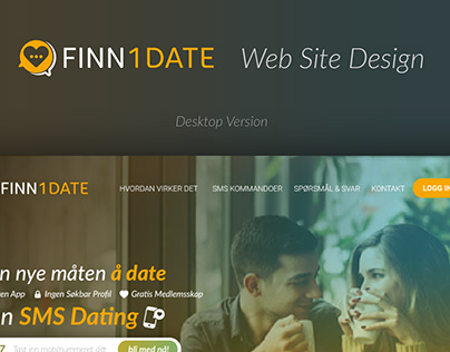 Landing Page Design | Finn1Date Norway 🇳🇴
