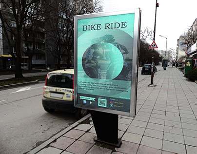 poster promotion for bike ride