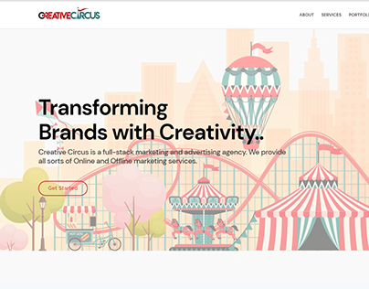 Creative Circus Website Animation