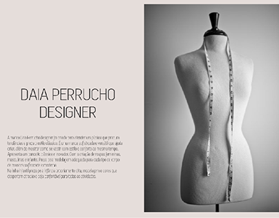 Identidade visual Daia Perrucho Designer