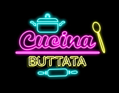 CUCINA BUTTATA - logo animation