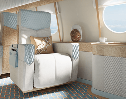 Luxury private jet design