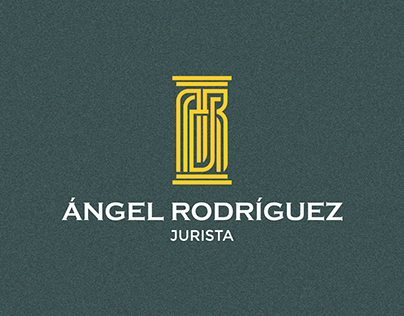 Lotipo e identidad de marca(Jurista Angel Rodríguez)