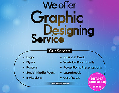 Graphic Designing Service Poster Banner