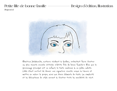 Petite fille - Design d'édition, Illustration