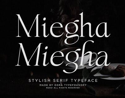 Miegha | Stylish Serif typeface