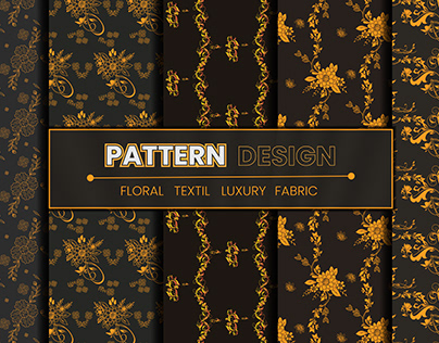 seamless textile fabric repeat floral patterns design.