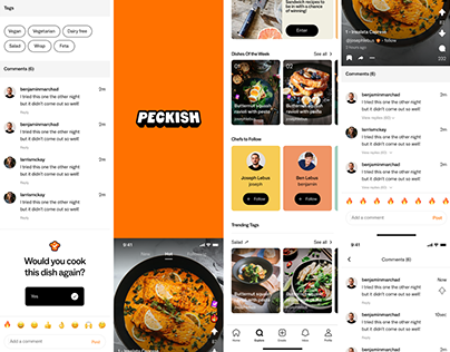 Peckish Mobile App UI/UX