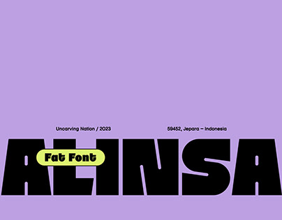 Alinsa - Free Display Font