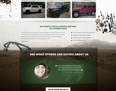 Project thumbnail - The Jeep Stuff Store, Email Campaign and Landing Page