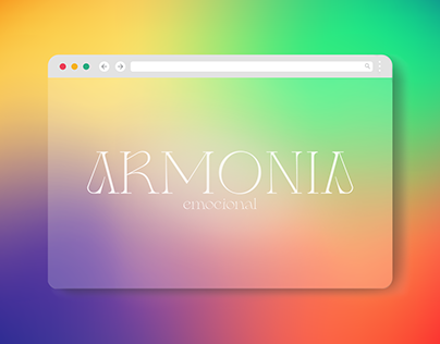 Armonia emocional - Diseño web