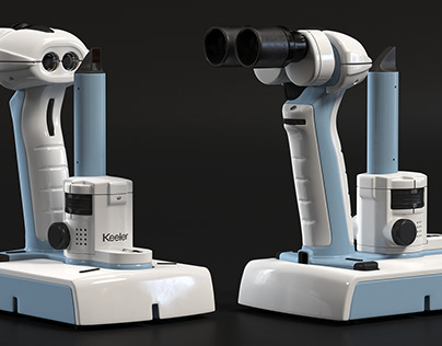 Project 3ds max: Portable slit lamp