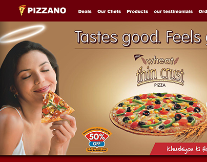 PIZZANO - Pizza Template With Grid system  (psd)
