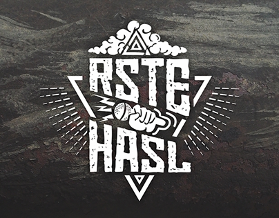 Logo for Ukrainian rapper RSTE Hasl