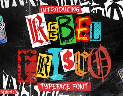 REBEL FRISCO Graffiti Urban Y2k Font