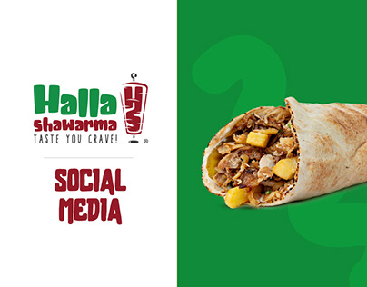 Halla Shawarma social media post