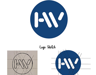 HW logo design vector template | Branding & Logo Templates ~ Creative Market