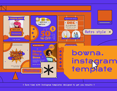 Bowna Instagram Post & Story Template