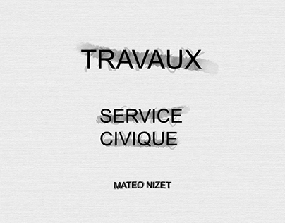 Project thumbnail - Travaux - service civique