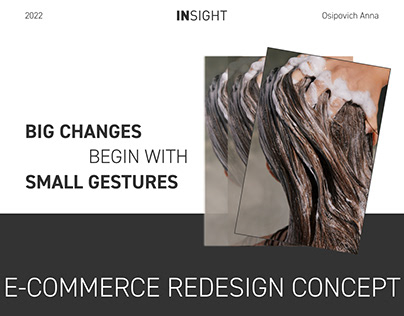 Insight professional e-commerce redesign