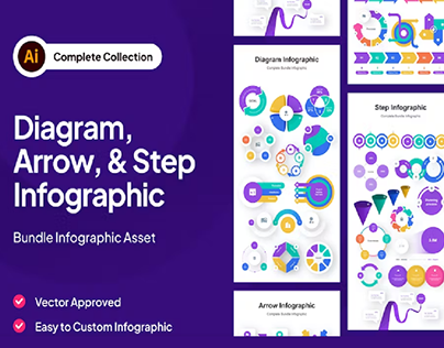 Diagram Collection Infographic Asset Illustrator