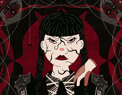 Wednesday Addams ✷ Netflix Series, Illustration