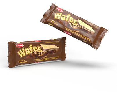 Packaging Roll Pack Wafer Chocolate 117g