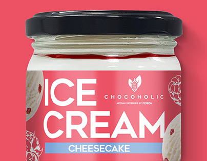 CHOCOHOLIC | ICE CREAM packaging