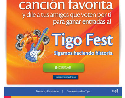Tigo Music Fest Facebook App