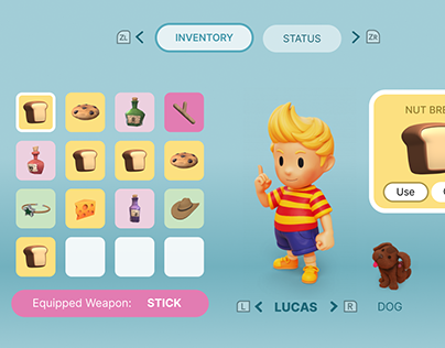 Mother 3: Game UI Concept