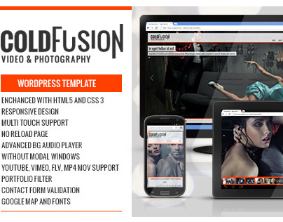 ColdFusion Responsive Fullscreen Video Image Audio