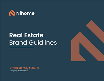 Logo design, real estate logo, brand guidelines