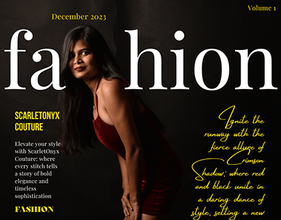 Fashion Magazine ( Cover Page )