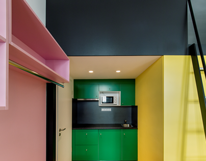 Dice Apartments Identity & Color Concept