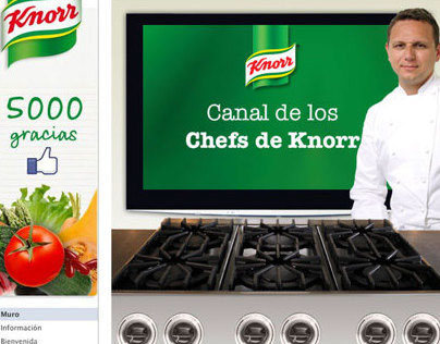 Knorr Canal de Chefs Facebook App