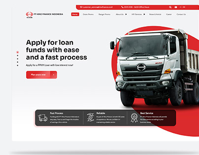 Hino Finance Indonesia Website