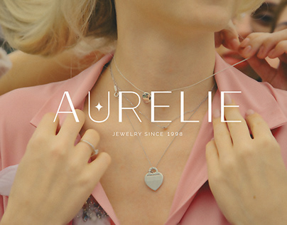 Aurelie jewellery brand identity