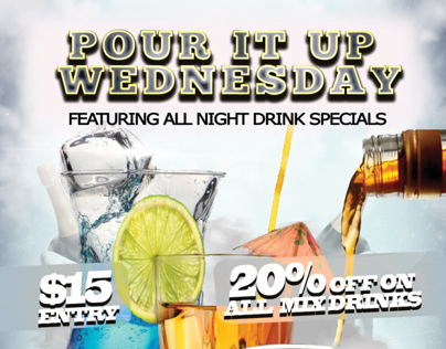 Pour It Up (Drink Specials) Template - Free Download