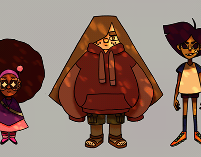 The Weird Girls (color and lighting tests)