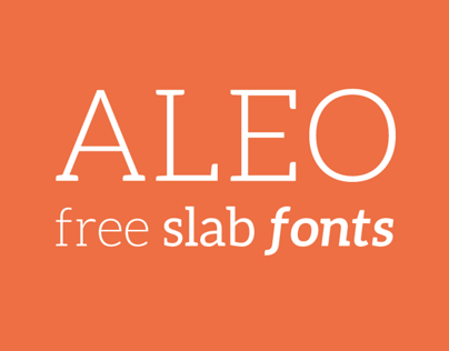 ALEO | Free Font Family