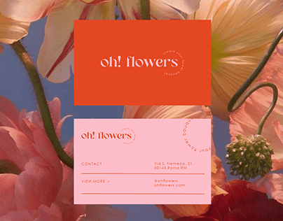flower boutique logo design and brand identity