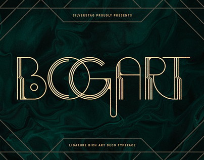 BOGART Deco - Ligature Rich Typeface