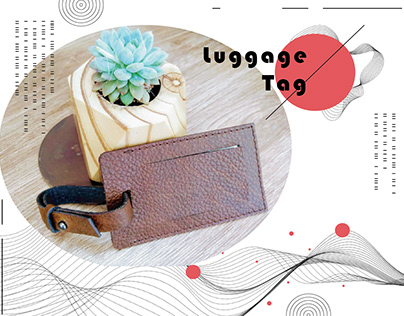 Luggage Tag Leather