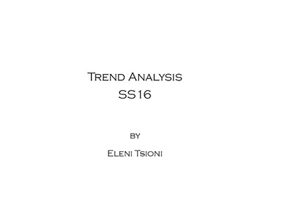 Trend Analysis/ example.