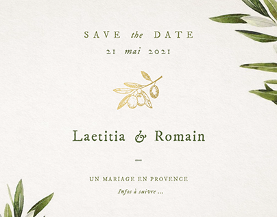 Save the Date - Wedding