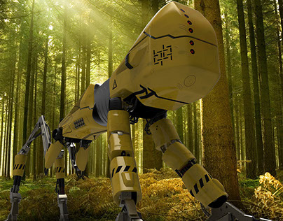 EJ-KDR 8.9 t Lumber Robot Concept